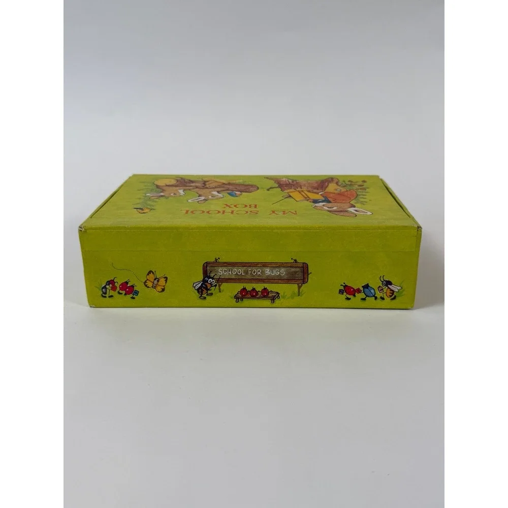 Vintage My School Box Cardboard Pencil Case -General Box Company